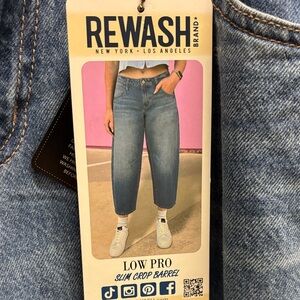 NWT Women's Slim Crop Barrel Jeans